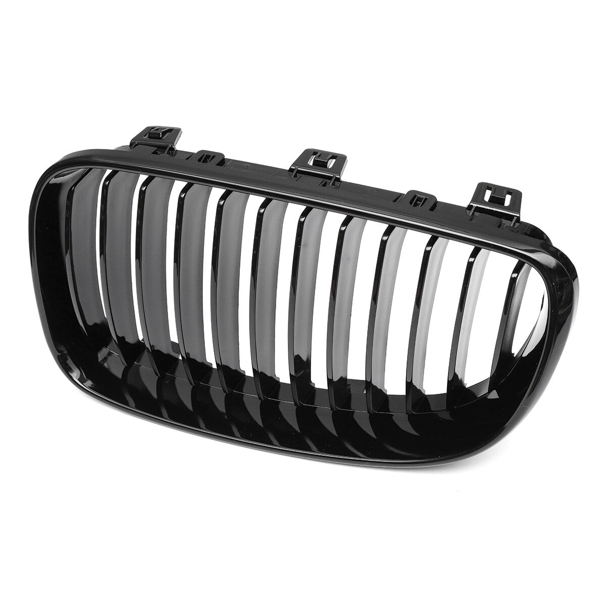 2PCS Gloss Black Front Kidney Car Grilles For BMW