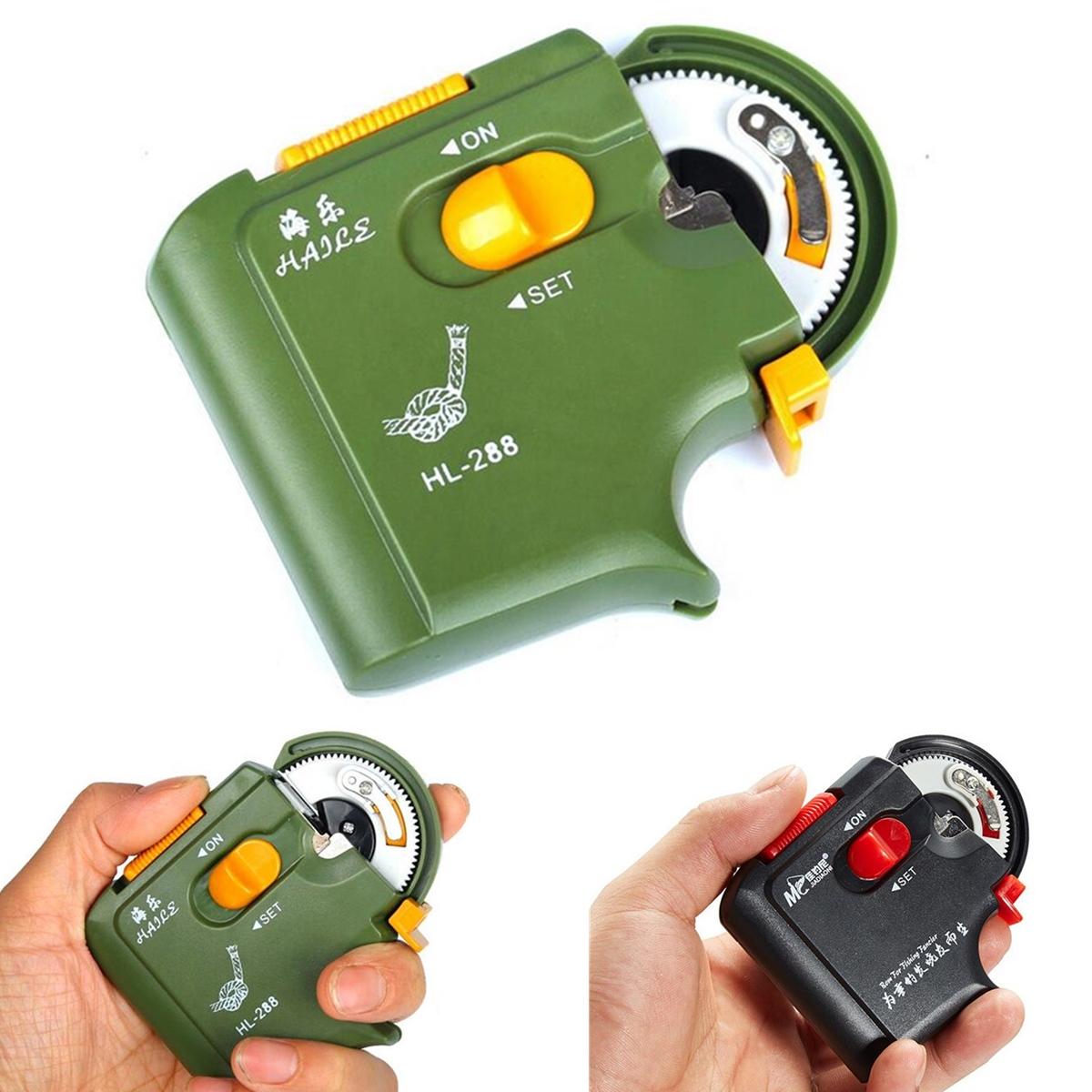 ABS Black Green Electric Fishing Hook Tier Automatic Tying Fishing Hook Device