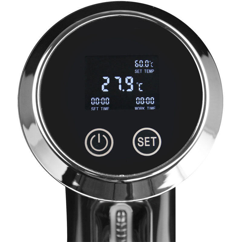 Precision Sous Vide Cooker 1500W LCD Digital Timer Display Powerful Immersion Circulator
