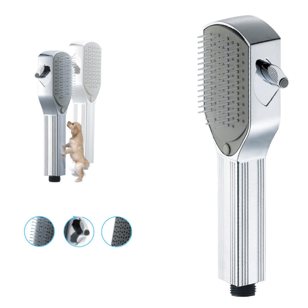 ABS Handheld Bathroom Faucet Comb Shower Head Water Saving Tap w/ Switch