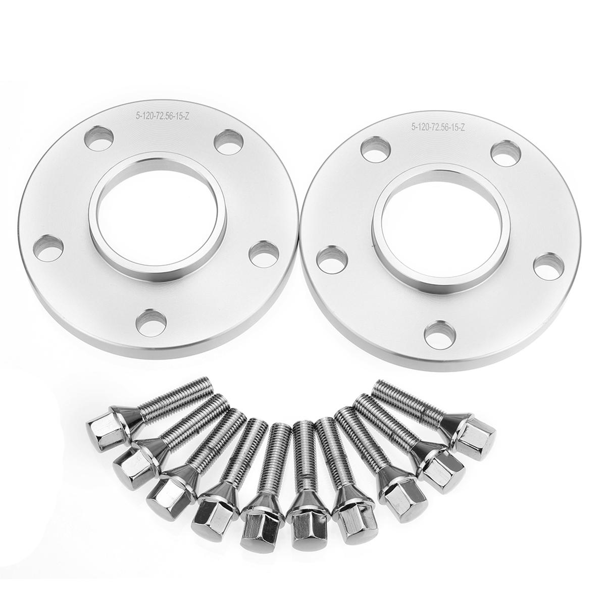 15MM Hubcentric Wheel Spacer Kit Blot Alloy For BMW 3 Series