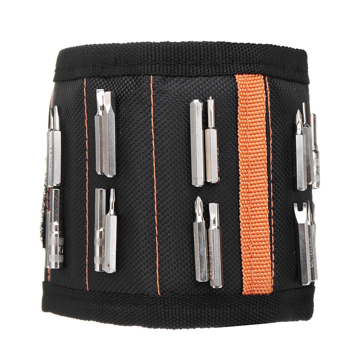 Magnetic Wristband w/ Strong Magnets Holds Screws Nails Bits Repair Hand Easy Carry Gadget