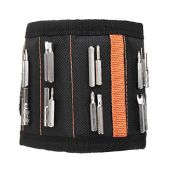 Magnetic Wristband w/ Strong Magnets Holds Screws Nails Bits Repair Hand Easy Carry Gadget