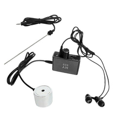 Water Pipe Tube Leakage Monitor Tester Kit with Dual Probes Earphone High Sensitivity Water Pipeline Locator Accessory Kit