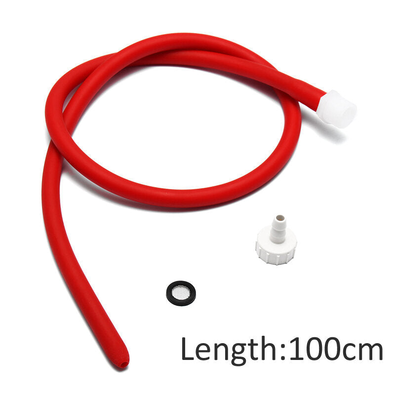 50/100/150cm Long Enema Tube Cleaner Douche Soft Silicone Latex Nozzle Cleaning Silicone Tube
