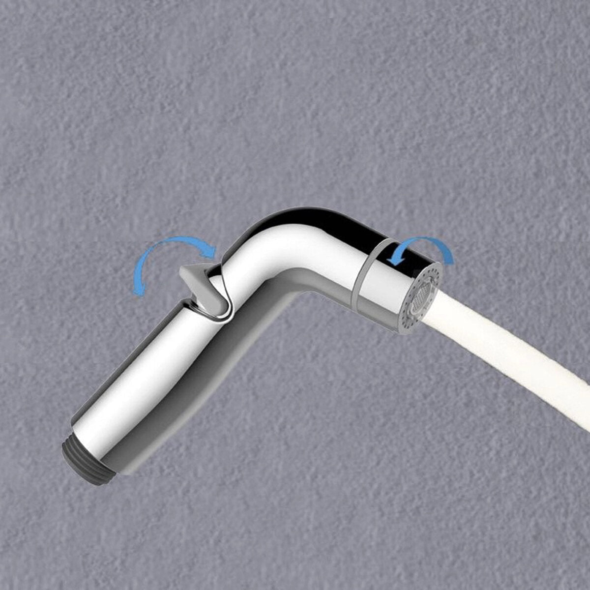 Handheld Toilet Bidet Sprayer Set Douche Bathroom Diaper Hose Holder Kit