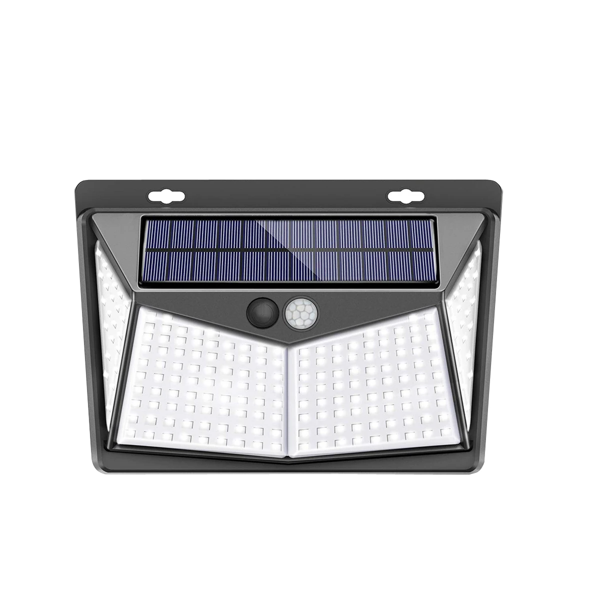 1/2/4X 208 LED Solar Power PIR Motion Sensor Wall Light Outdoor Garden Lamp Waterproof