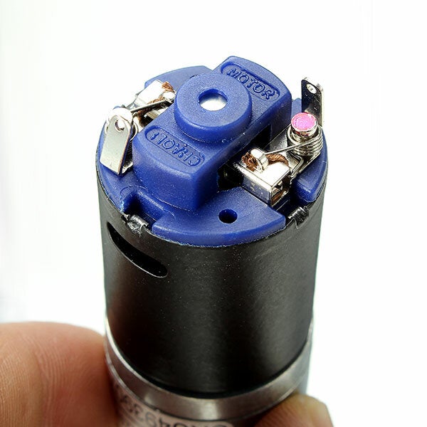 Motor DC 6.0/12.0V Black Brushed 4mm Shaft Diameter