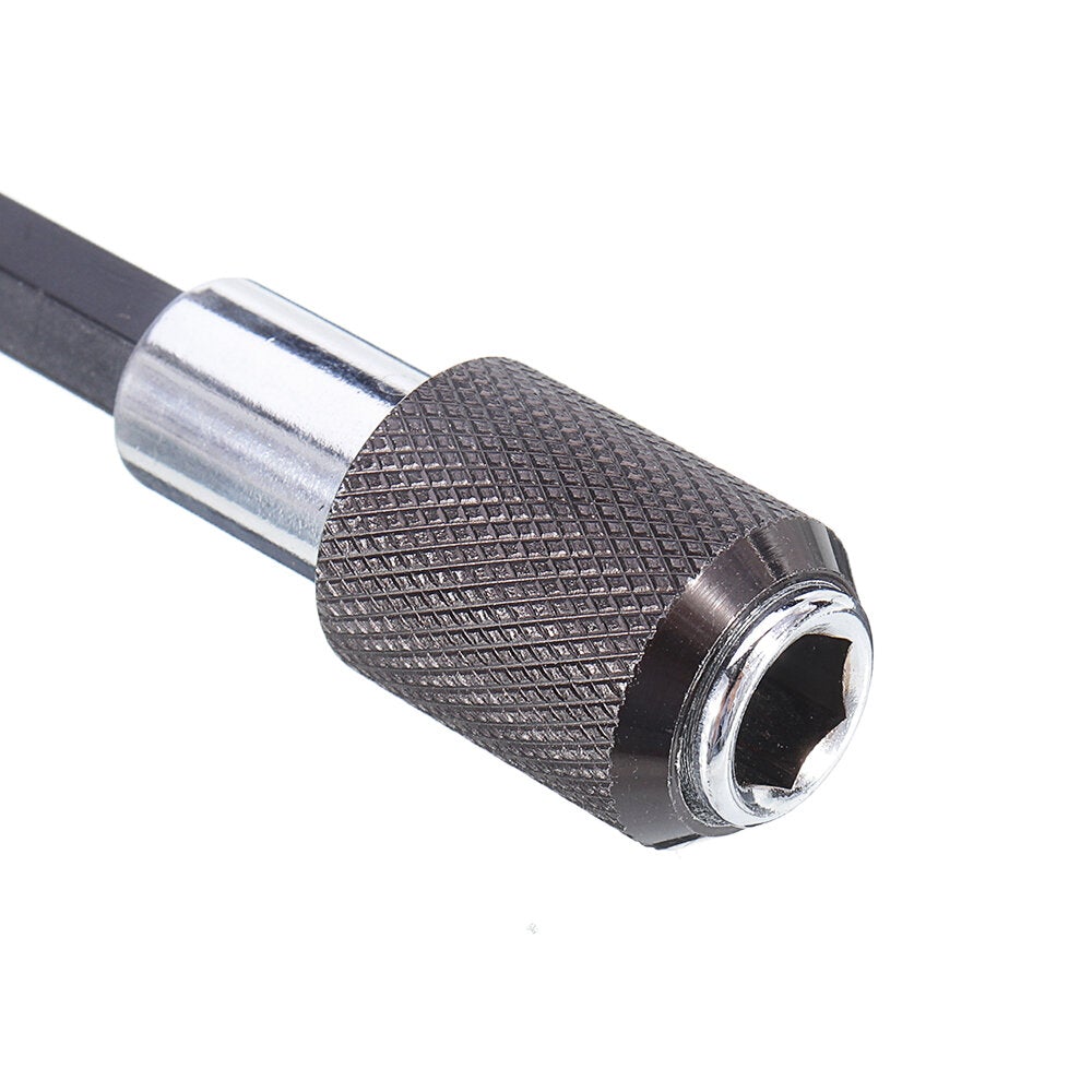 8pcs 290mm Flexible Shaft Bit Screwdriver Drill Bit Holder and Extension Bar Impact Socket Square Hex Shank Socket Adapter Drill Bit