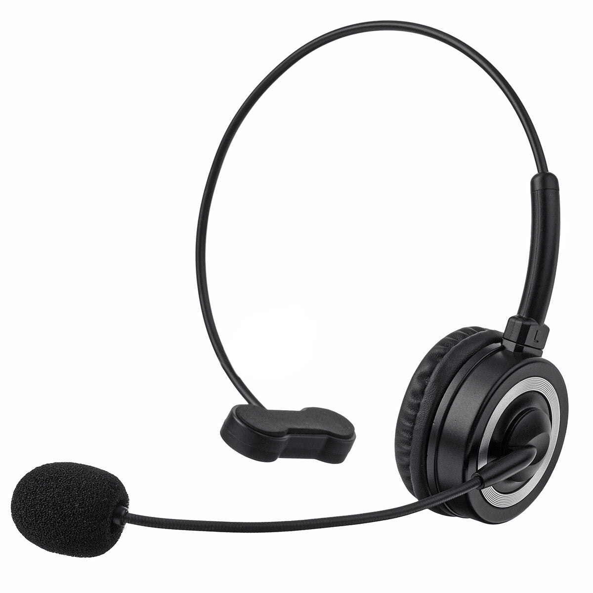 Wireless Headset Single-ear On-ear Business 3D Stereo Noise Cancelling Telephone Operator With Microphone