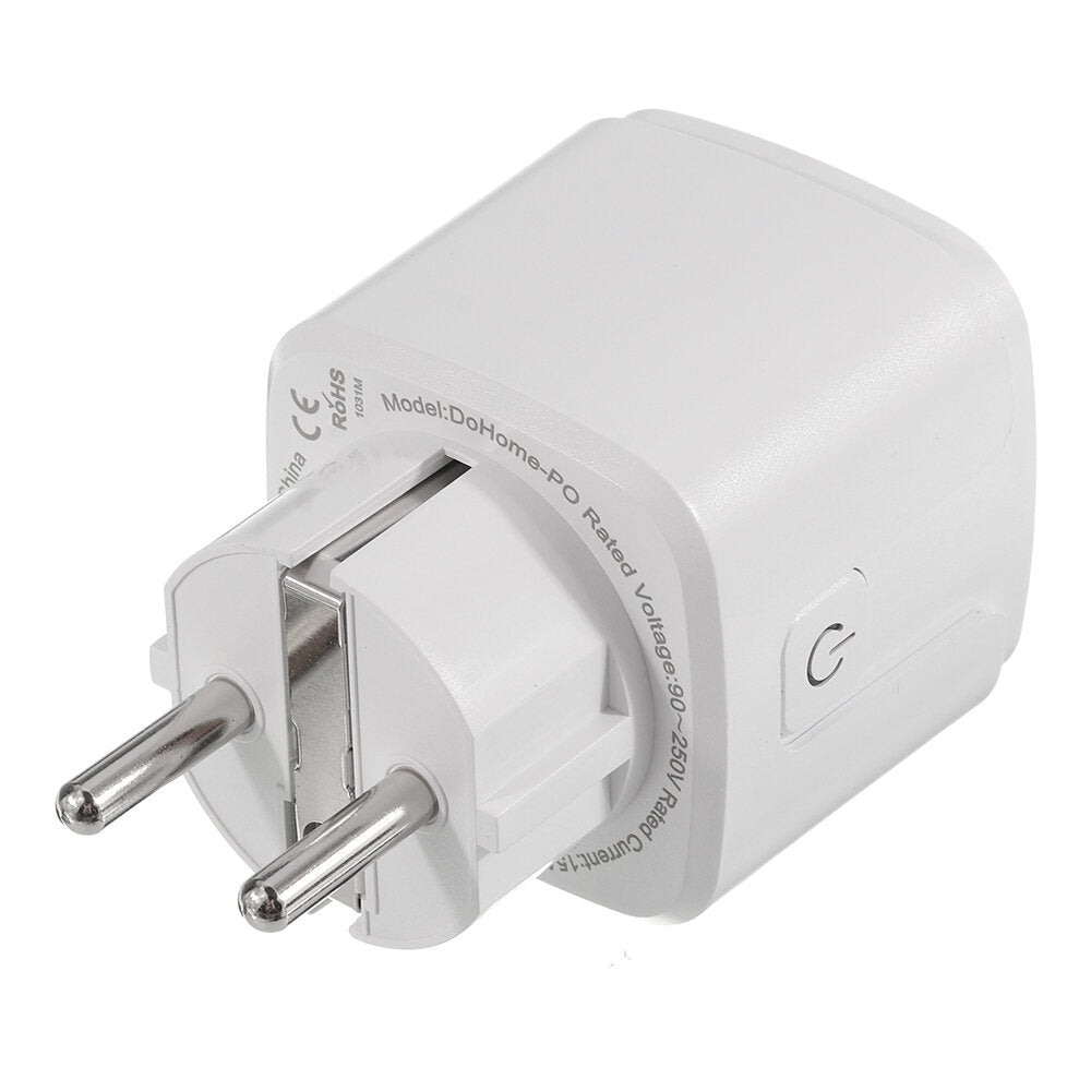 WiFi Smart Plug Home Power Switch Socket Outle 2.4GHzNet Works with Alexa/Google Assistant Timer No Hub Required 2pcs 15A EU