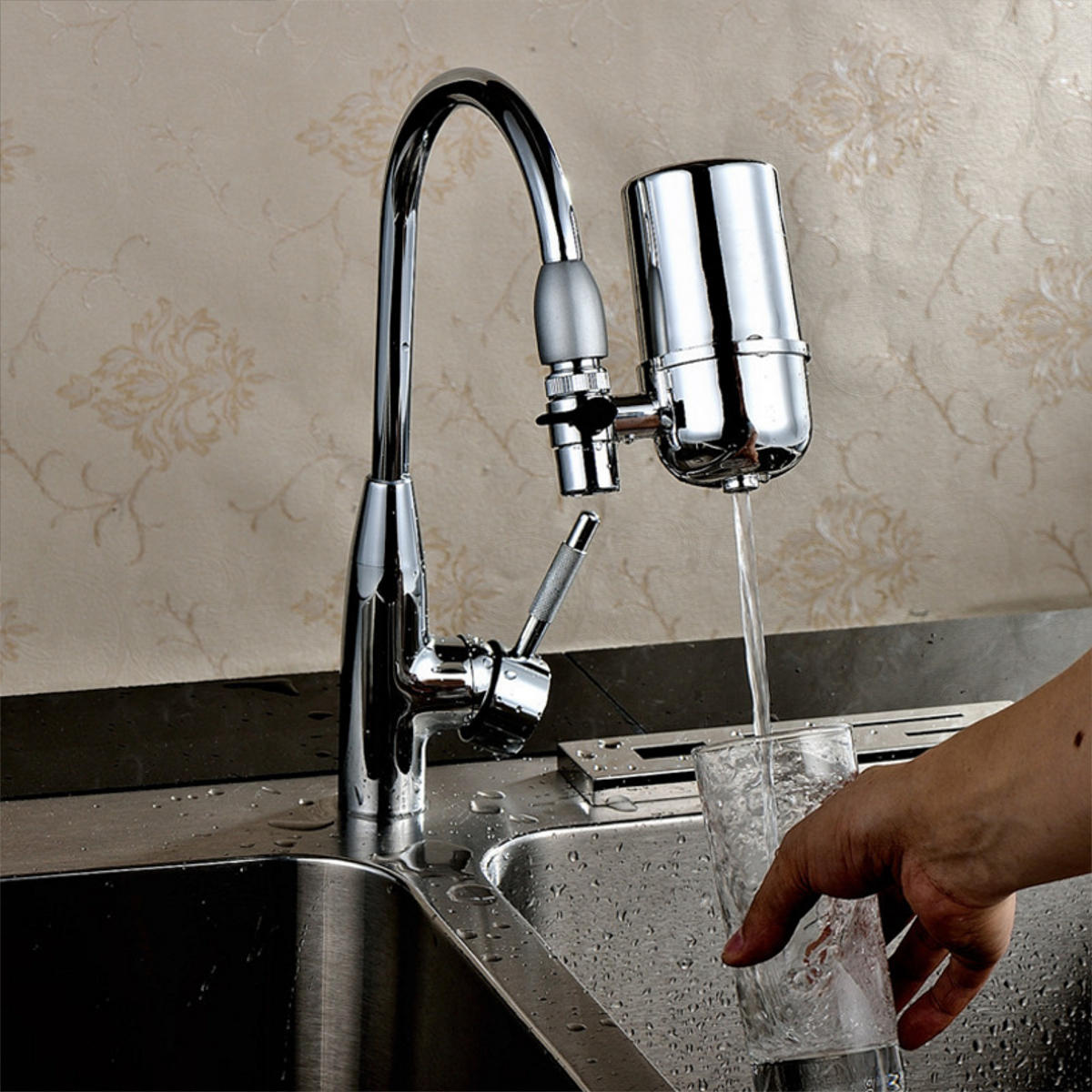 Bathroom Kitchen Water Filter Faucet Ionier Remove Contaminants Alkaline Tap