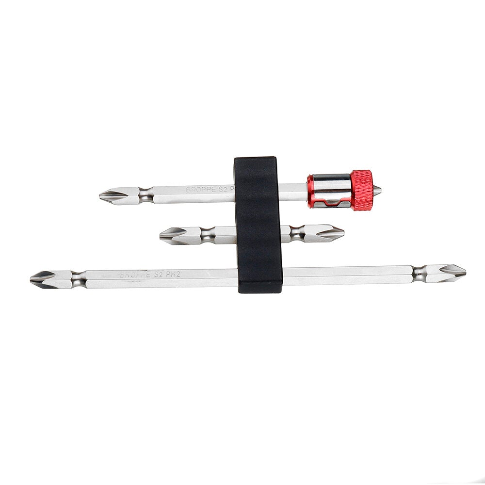 Magnetic Phillips Screwdriver Bit Set with Removable Magnetizer Ring PH2 Electric Screwdriver 1/4 Inch Hex Shank