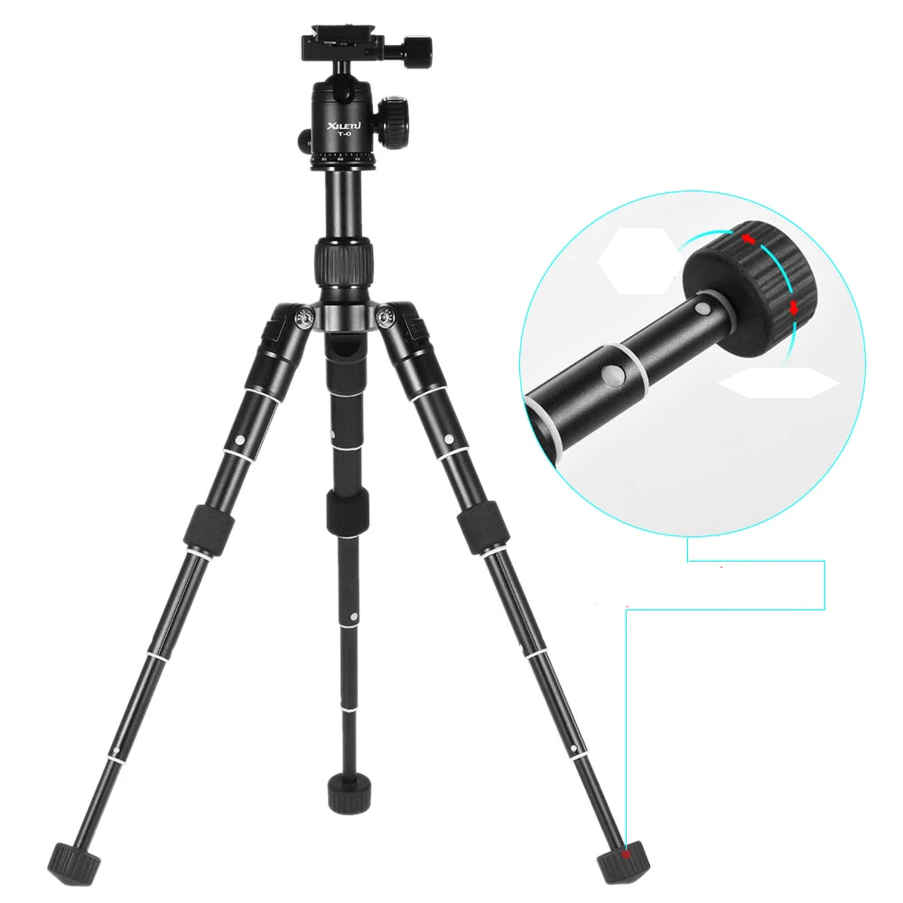 Ultra Compact Desktop Mini Tripod Kit with Ball Head for Canon Nikon DSLR Camera
