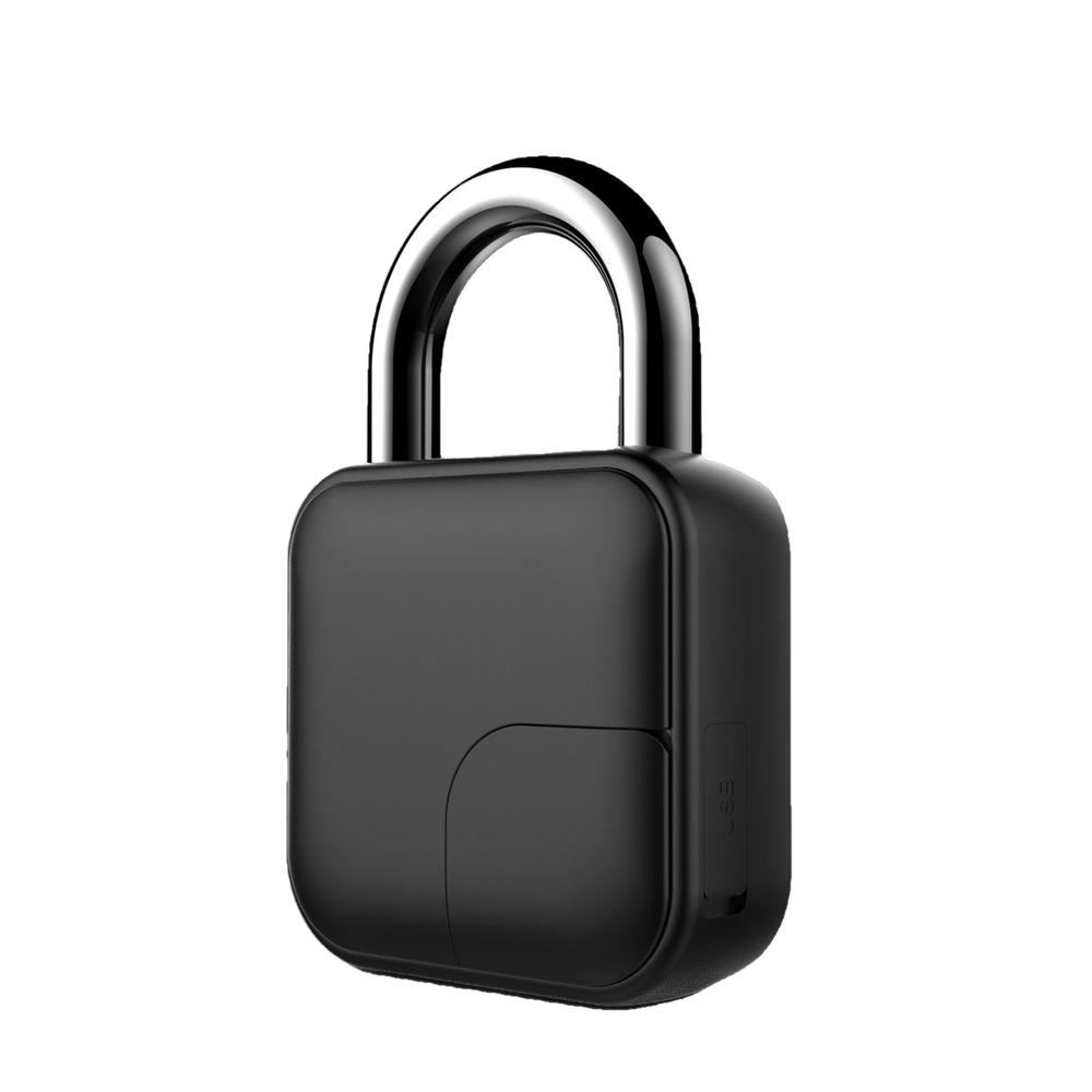 Smart Fingerprint Lock Keys Padlock Door Motorcycle Anti-theft Lock Bike Bicycle Lock