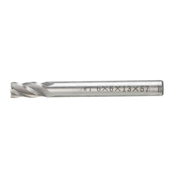 10pcs 2-10mm 4 Flute Milling Cutter HSS-Al End Mill CNC Tool