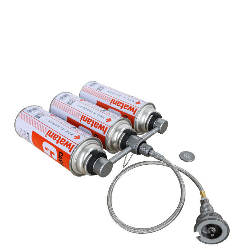 3-in-1 Gas Tank Adapter Burners Extension Tube Flat Gases Tanks Stoves Accessories