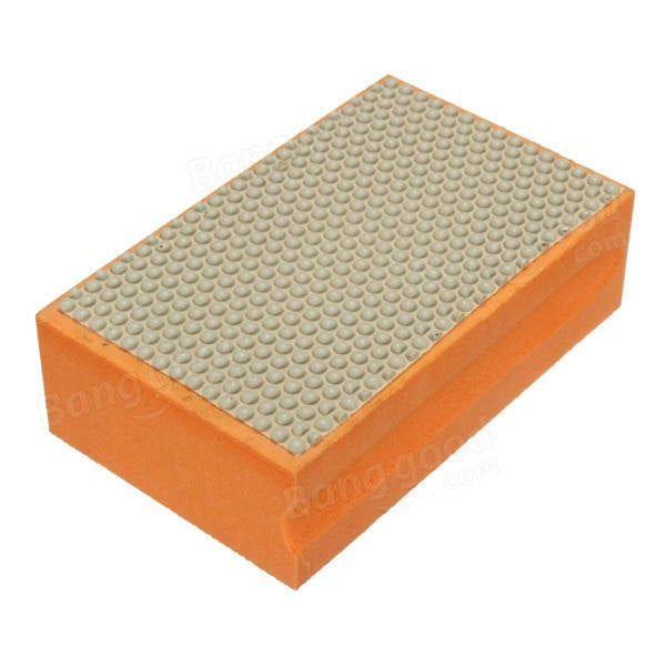95*58mm 60-3000 Grit Diamond Hand Pad For Granite Concrete Marble Glass Polishing