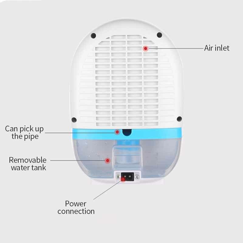 25W Portable Mini Dehumidifier Air Dryer Drying Moisture Dehumidification Machine Low Noise for Home Office