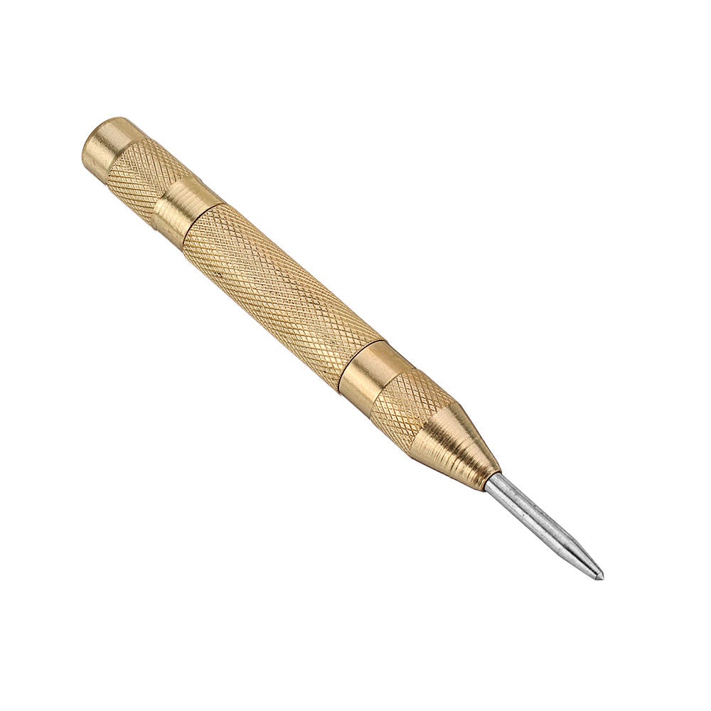 6-19mm Countersink Drill Bit with Automatic Center Pin Punch 5 Flutes Hex Shank Titanium Coated Chamfer Cutter Set