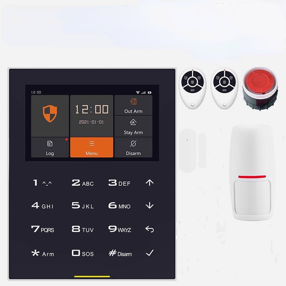 WIFI GSM Smart Wireless Home Security Alarm Burglar System Support IOS and Android APP Remote Control 4G