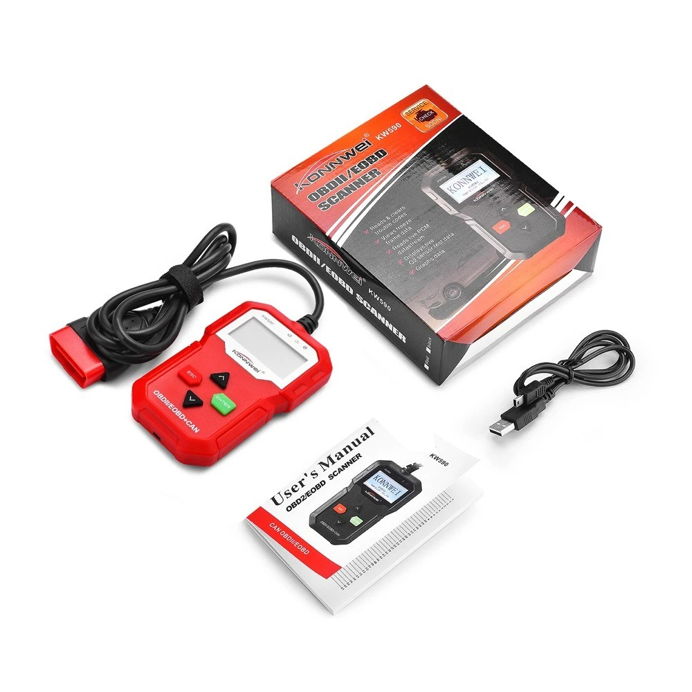 OBDII Automobile Malfunction Diagnostic Instrument Detector Scanner
