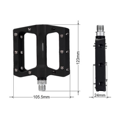 Mountain Bike Pedals Nylon Fiber Bearing Pedals Oudoor Cycling Antiskid Bike Pedals