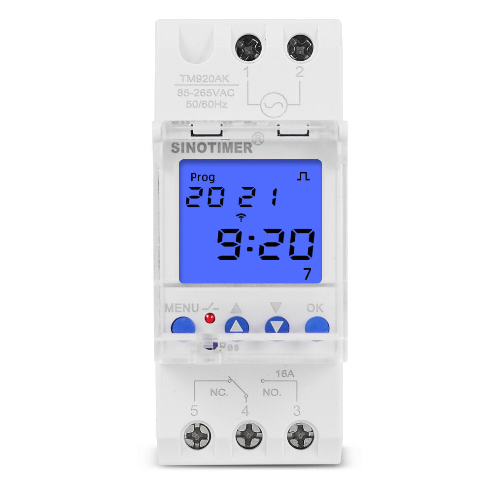 LCD Display Smart Power Time Controller Switch Timer Year Month DayTime Switch