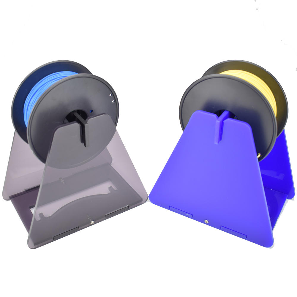 Blue/Grey/Orange Acrylic Assembly Bracket 3D Printer Filament Holder