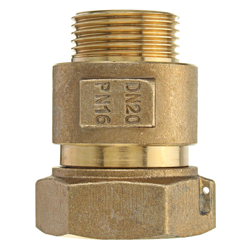 Brass Water Meter Check Valve Straight Telescopic Special Watermeter Check Valve Switch