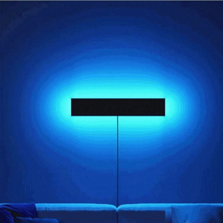 Modern Minimalist RGB LED Symphony Wall Lamp Bedroom Living Room Bedside Atmosphere Lamp with Remote Control