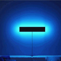 Modern Minimalist RGB LED Symphony Wall Lamp Bedroom Living Room Bedside Atmosphere Lamp with Remote Control