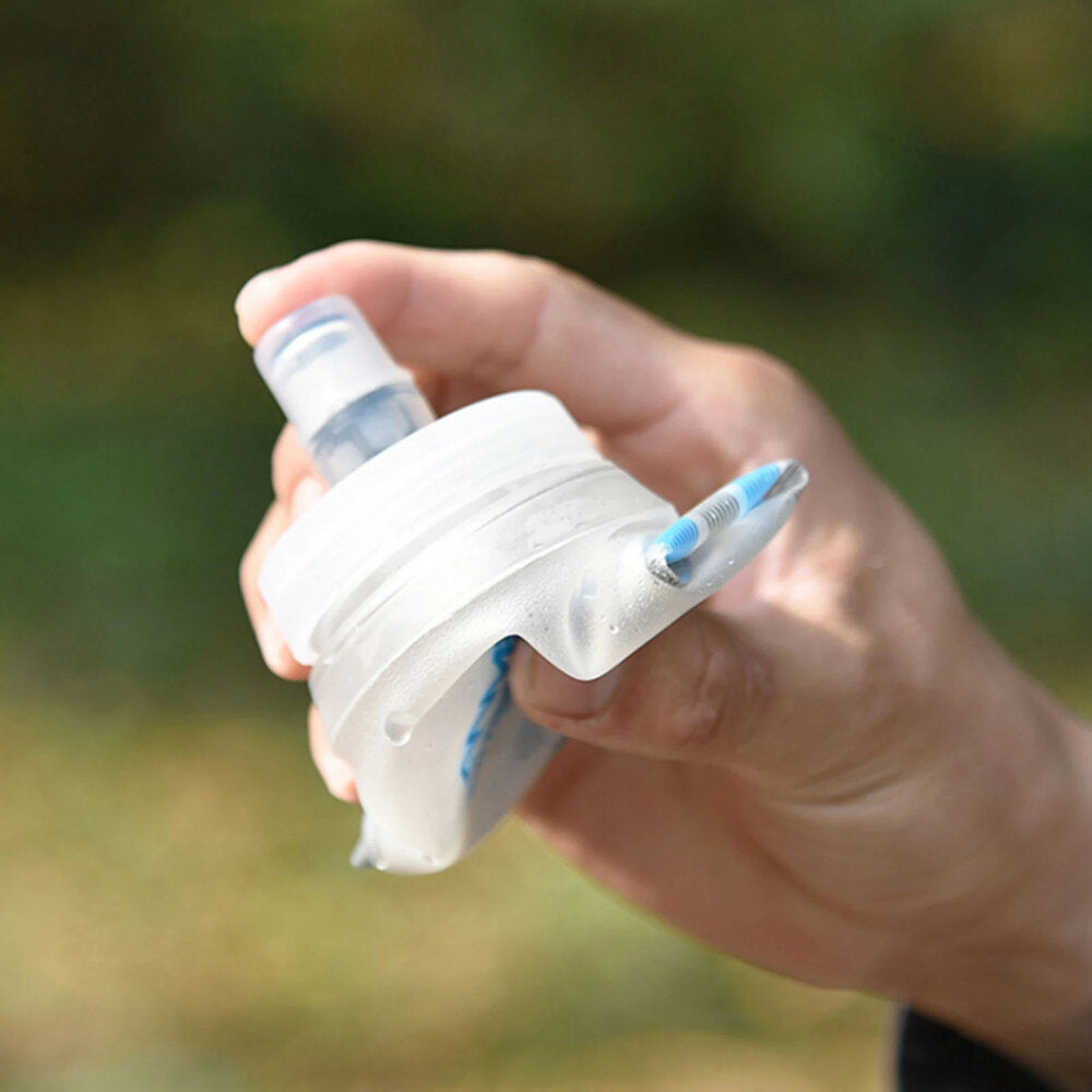 300ML Outdoor Sport Water Bag TPU Soft Food-grade Lightweight Collapsible Water Bottle For Hiking Cycling Running