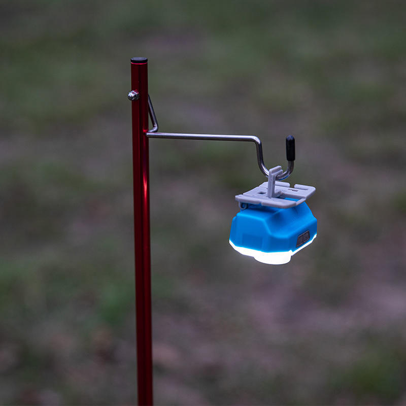 Outdoor Portable Folding Lamp Pole Aluminum Alloy Camping Tent Lantern Fixing Stand Light Holder
