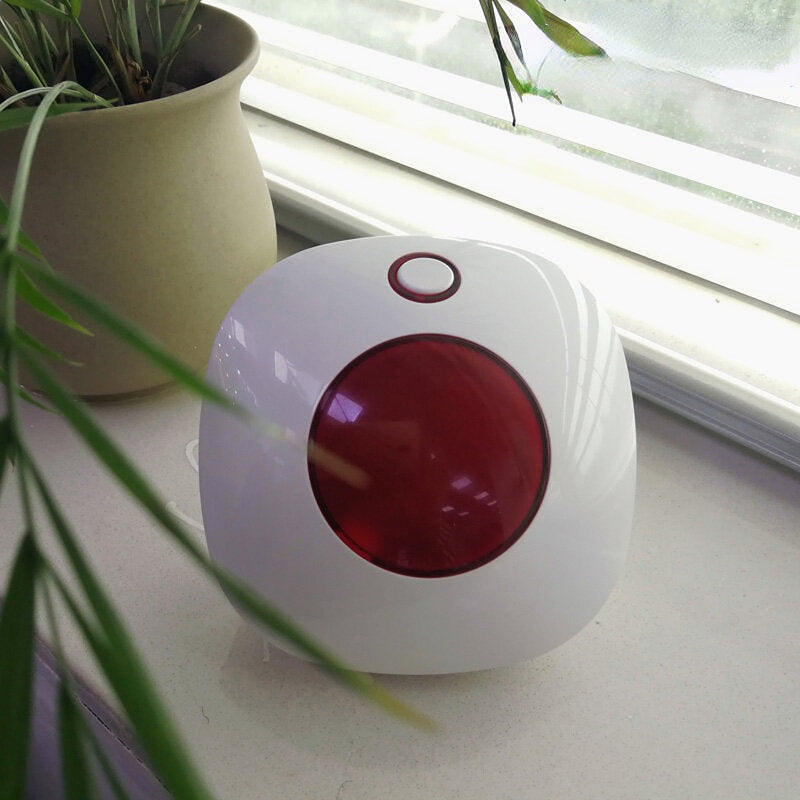 Wireless WiFi Strobe Siren Sound and Light Siren For 433MHz Alarm System Work With Tuya APP Alexa Google Home