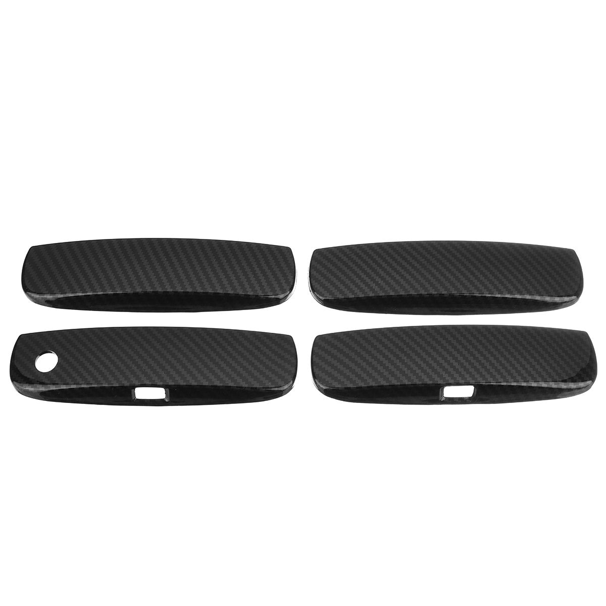 For Dodge Charger Carbon Fiber Look Door Handle Covers Overlays 4pcs/set