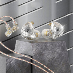 Dynamic In-Ear Earphones Noise Cancelling Sport Music Headphones with Detachable Cable