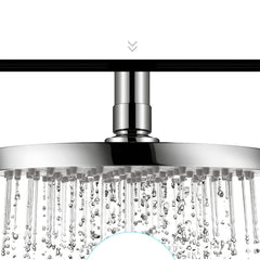 Shower System Bathroom Massage Wall Mounted Head Chrome Polished Rainfall Bath Sets