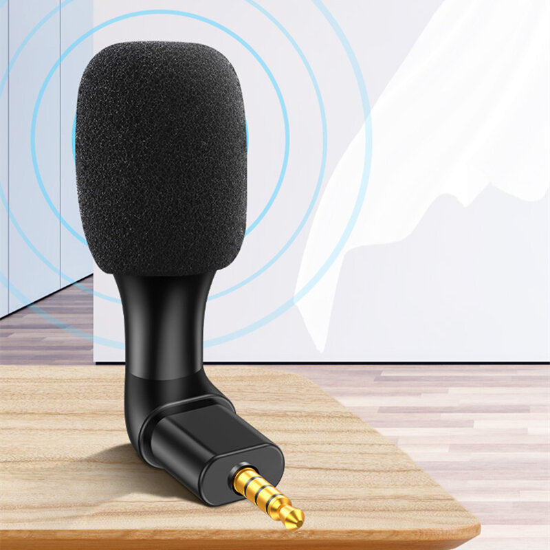 3.5mm/Type-C Plug and Play Condenser Wireless Stereo Microphone for Mobile Phone iPhone 12 Samsung Galaxy Note S20 ultra Huawei Mate40