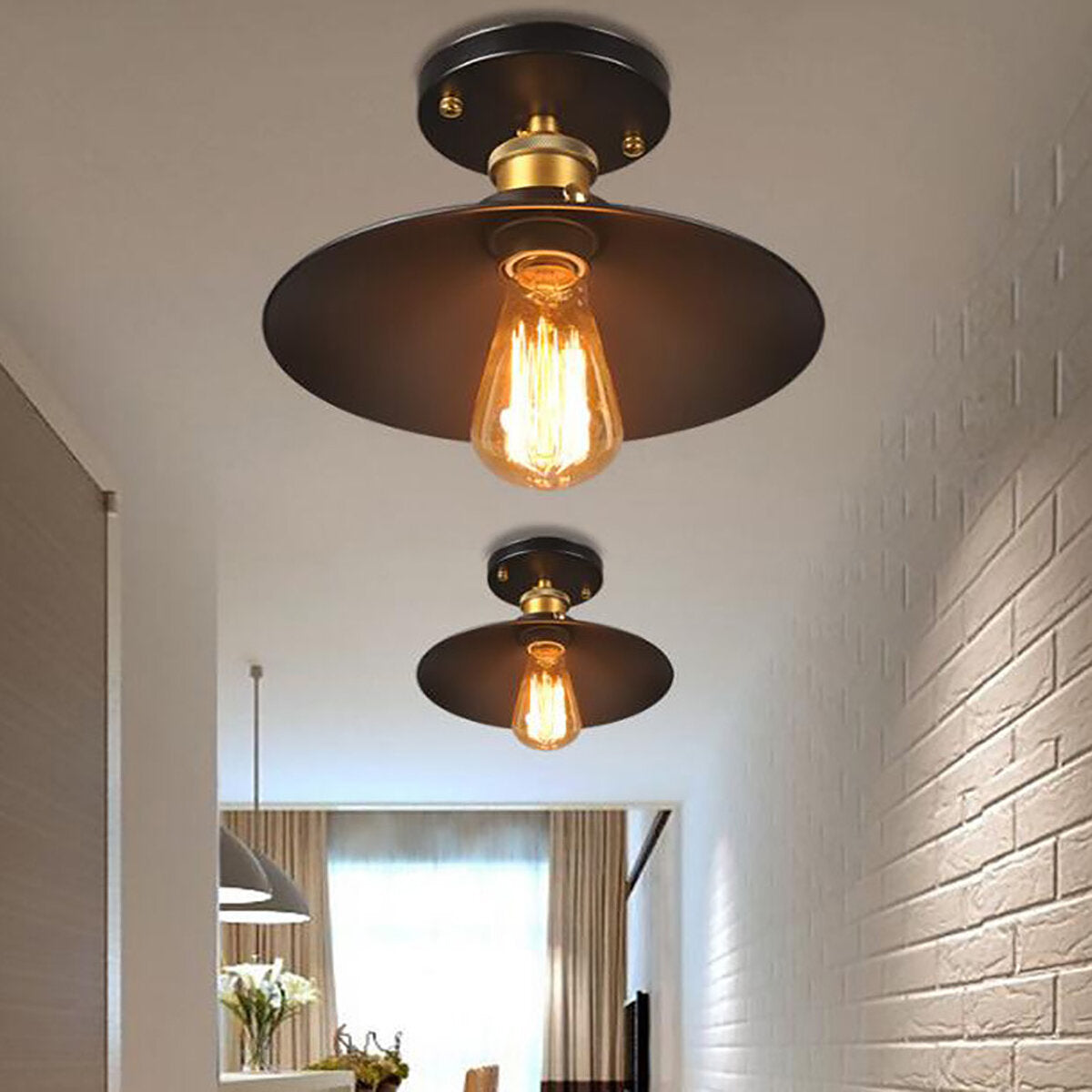Industrial Ceiling Light Pendant Fixture Lamp Home Living Room Decor
