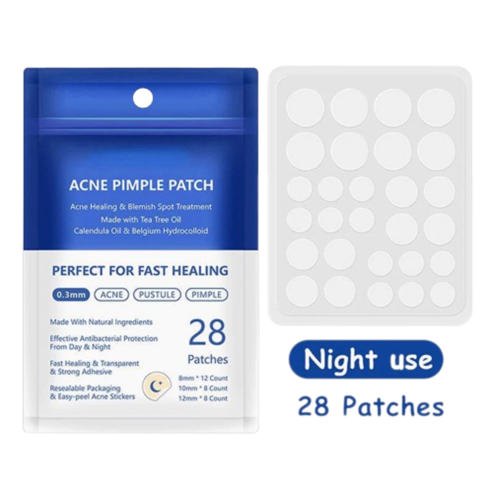 Tea Tree Daily Acne Stickers + Night acne Stickers Fade Blackhead Acne Remover