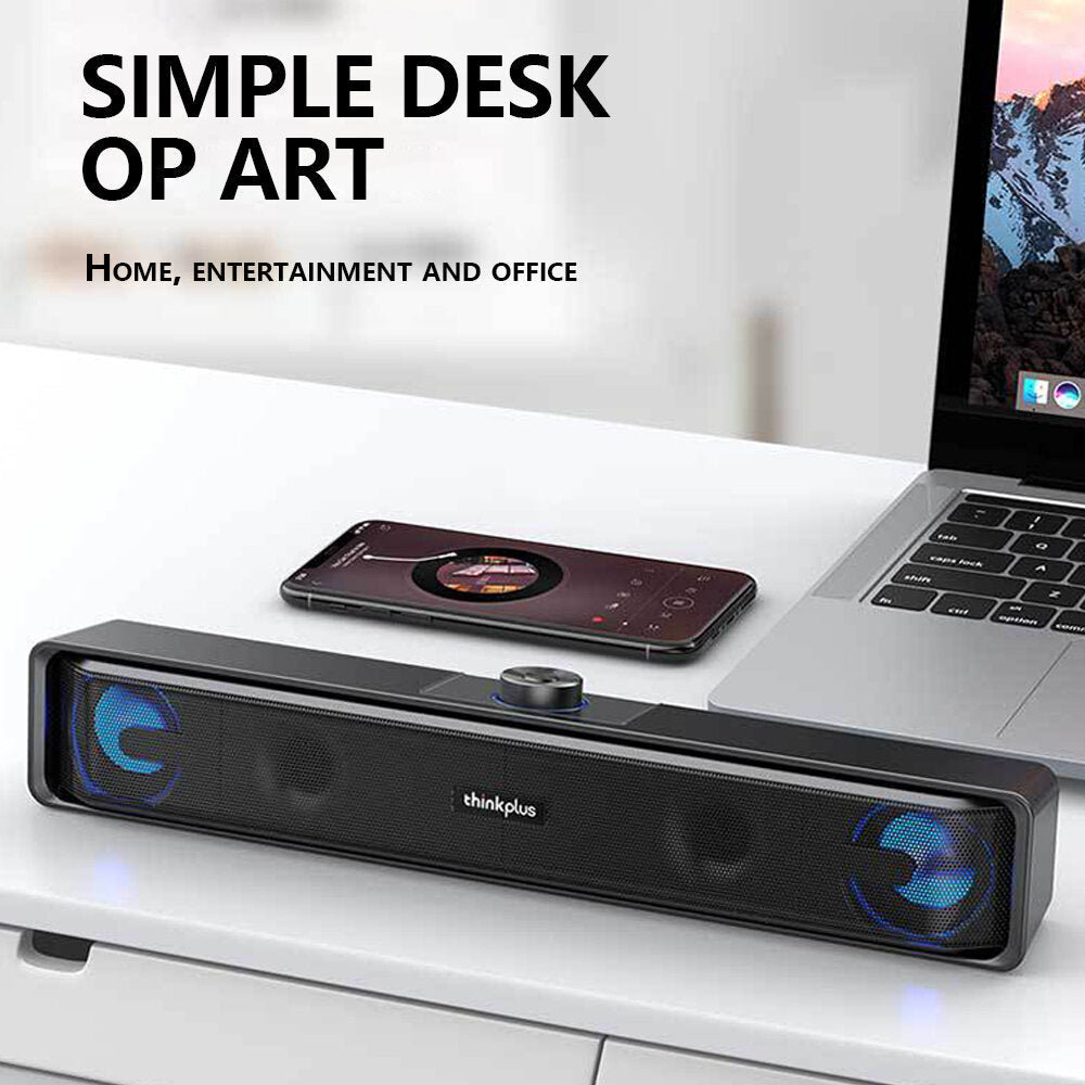 Wireless Bluetooth Computer Speaker USB Powered Wired Computer Sound Bar Mini Soundbar Speaker Subwoofer