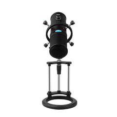 USB Condenser Microphone Audio Recording Mic with Desktop Bracket 4 Pickup Modes Directivity Stereo 16mm Electret for Live Broadcast