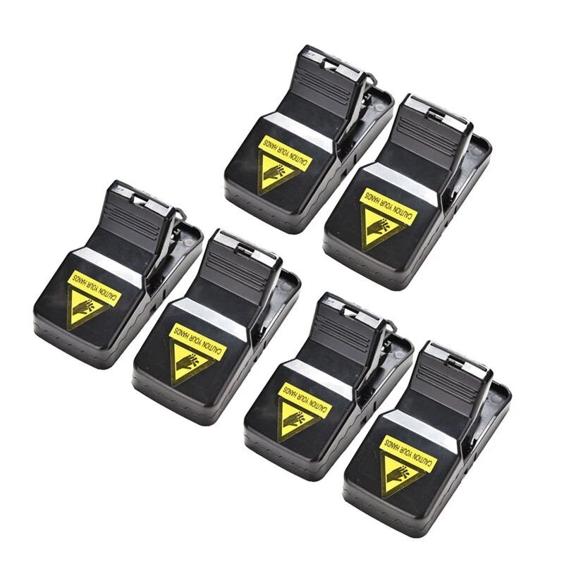 2/4/6 PCS Reusable Rat Catching Mouse Traps Bait Snap Spring Rodent Catcher Pest Controller