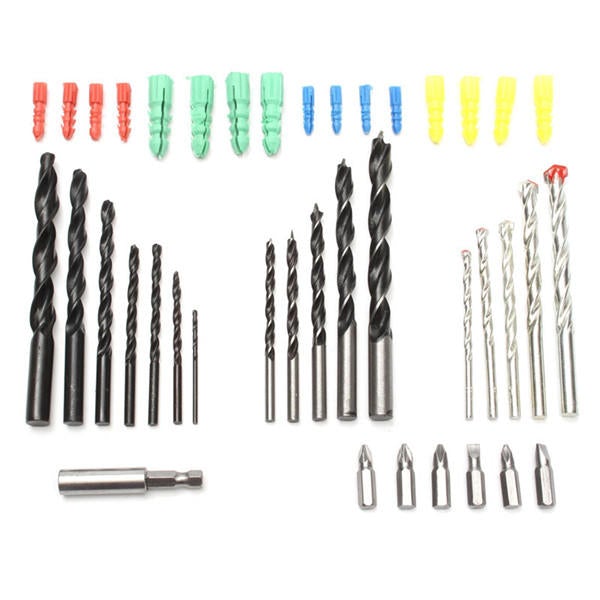 300pcs 2-10mm Drill Bit Set Twist Building with Expansion Screws for Wood Working
