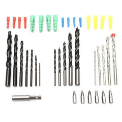 300pcs 2-10mm Drill Bit Set Twist Building with Expansion Screws for Wood Working