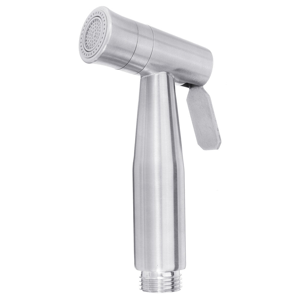 Toilet Handheld Bidet Sprayer Two Function Shower Faucet Stainless Steel