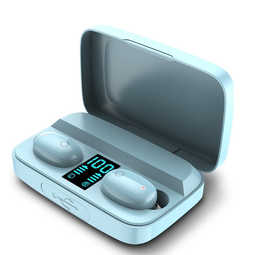 TWS Bluetooth 5.0 Earphone LED Display Hi-Fi Stereo Touch Control HD Calls Headphone for iPhone Hu