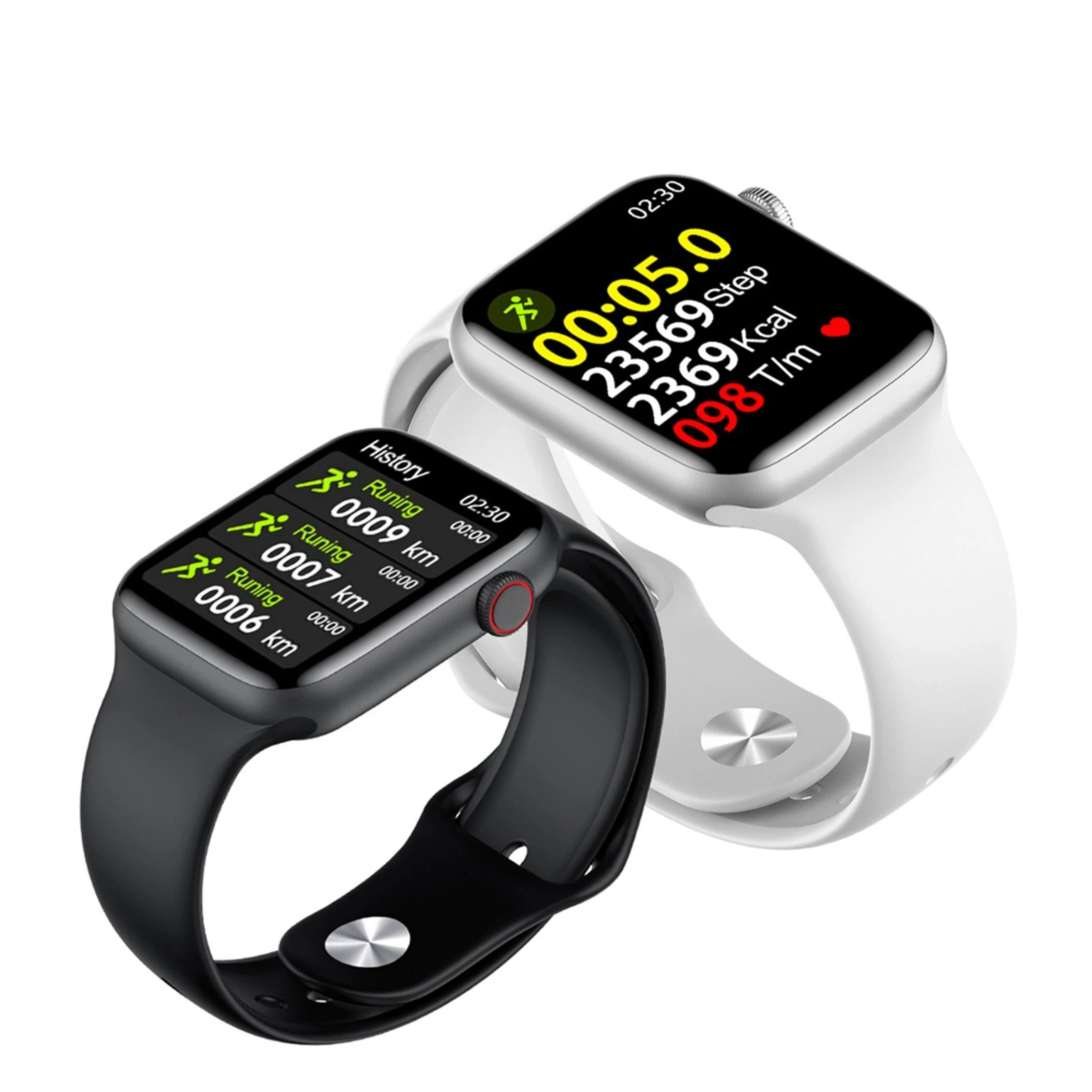 1.75 Inch IPS Screen Intelligent Sport Watch Temperature Heart Rate Blood Pressure/Oxygen Monitor