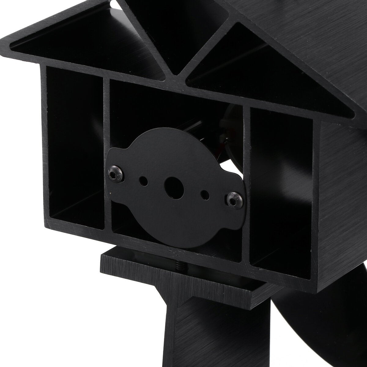 4 Blades Heat Powered Wood Stove Fan Eco Friendly Wood Log Burner Fireplace Fan
